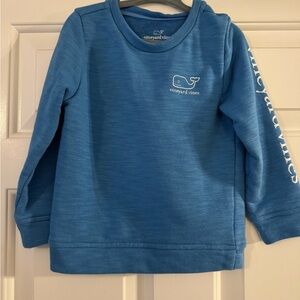 Vineyard Vines Kids Blue Sweatshirt with Whale Logo